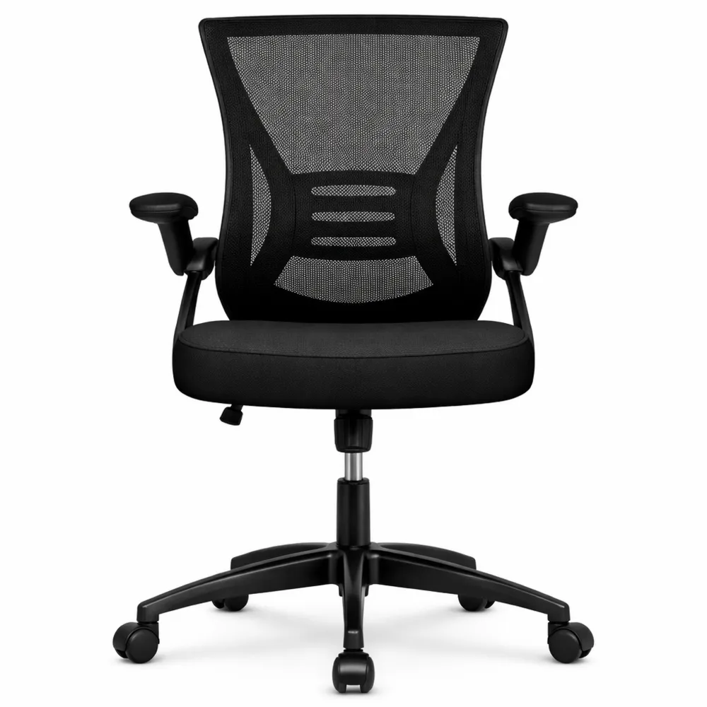 Fauteuil de Bureau Ergonomique avec Accoudoirs Réglables et Dossier Inclinable