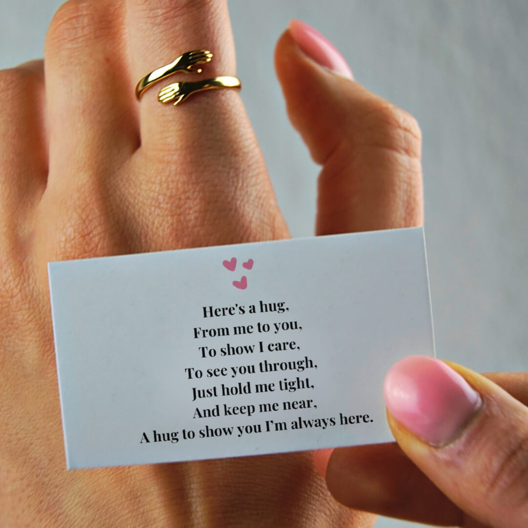 Hug Ring - Solid Gold