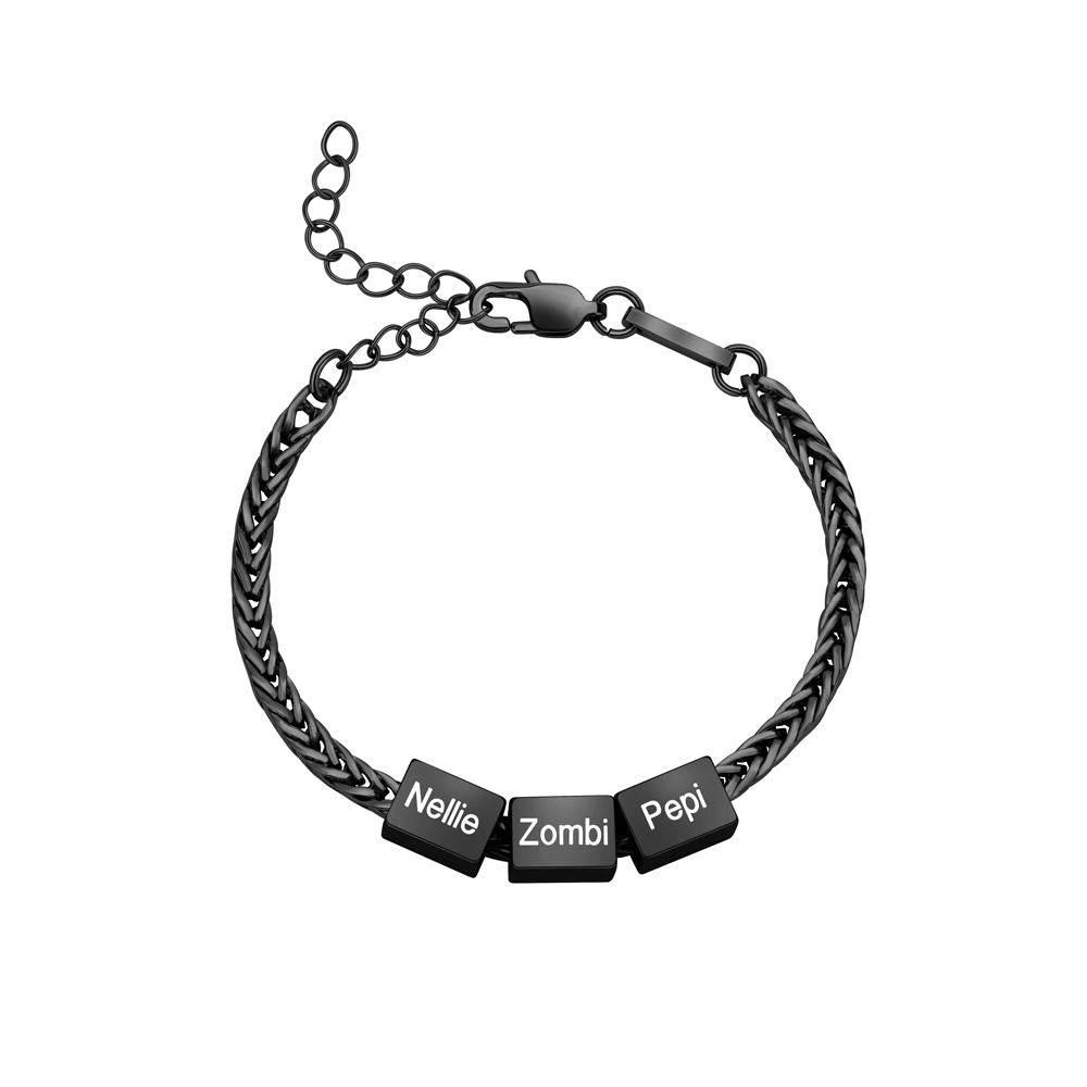 Personalized Name Bead Bracelet