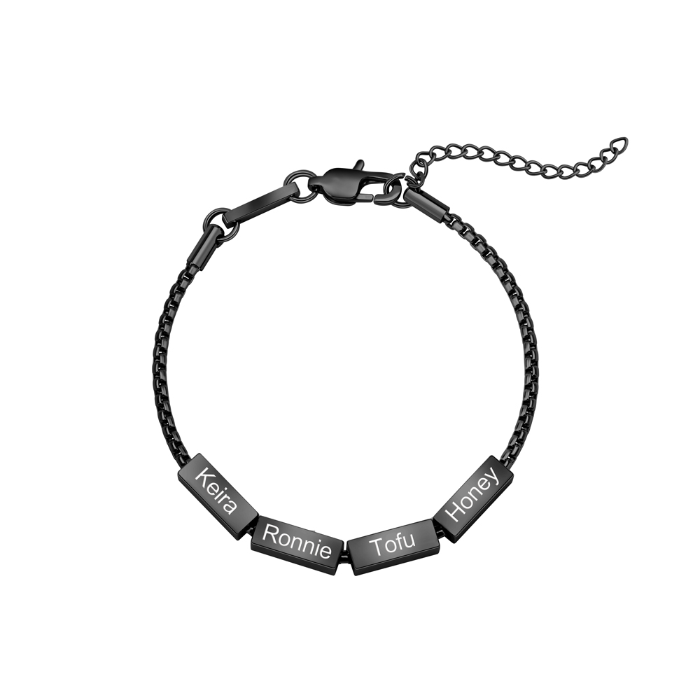 Personalized Name Bead Bracelet