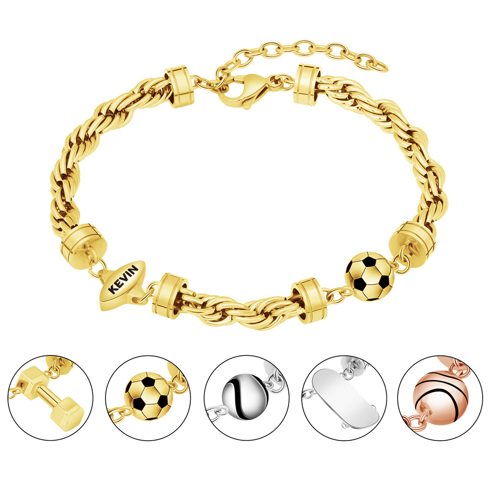 [Copy]✨Twist Chain "My Interests" Custom Bracelet