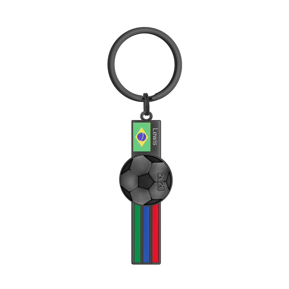Football fan gift 🎁 Personalized football necklace/keychain/brooch to celebrate the World Cup co-hosted by the US, Canada, and Mexico.