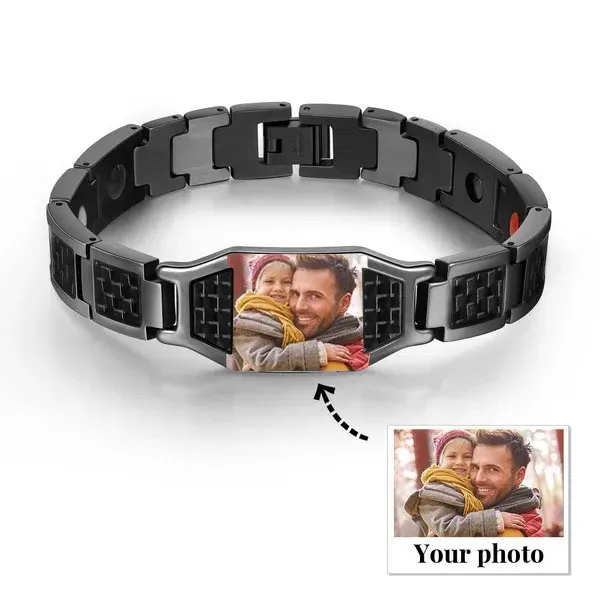 Father's Day🎁 Personalized Men Bracelet wtih Name Custom Stainless Steel Bracelet For Him