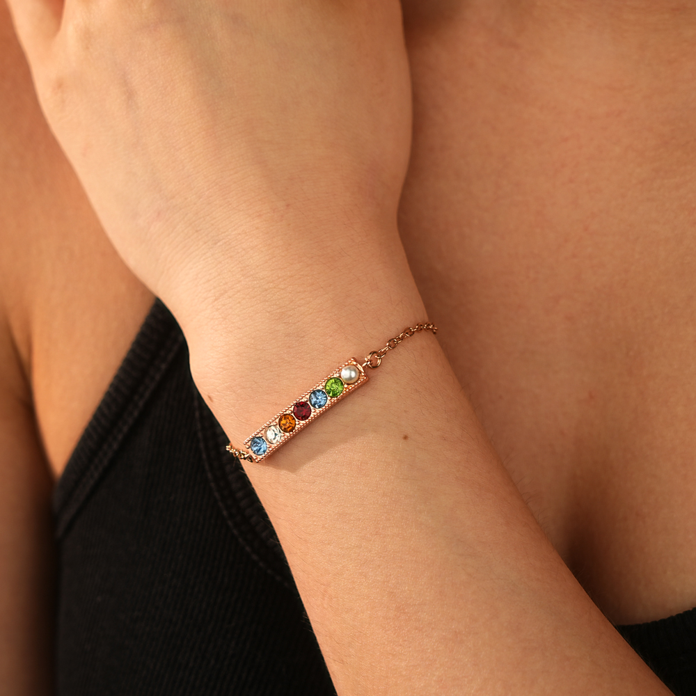 ✨ Personalized Birthstone & Pearl Bracelet/Necklace ✨