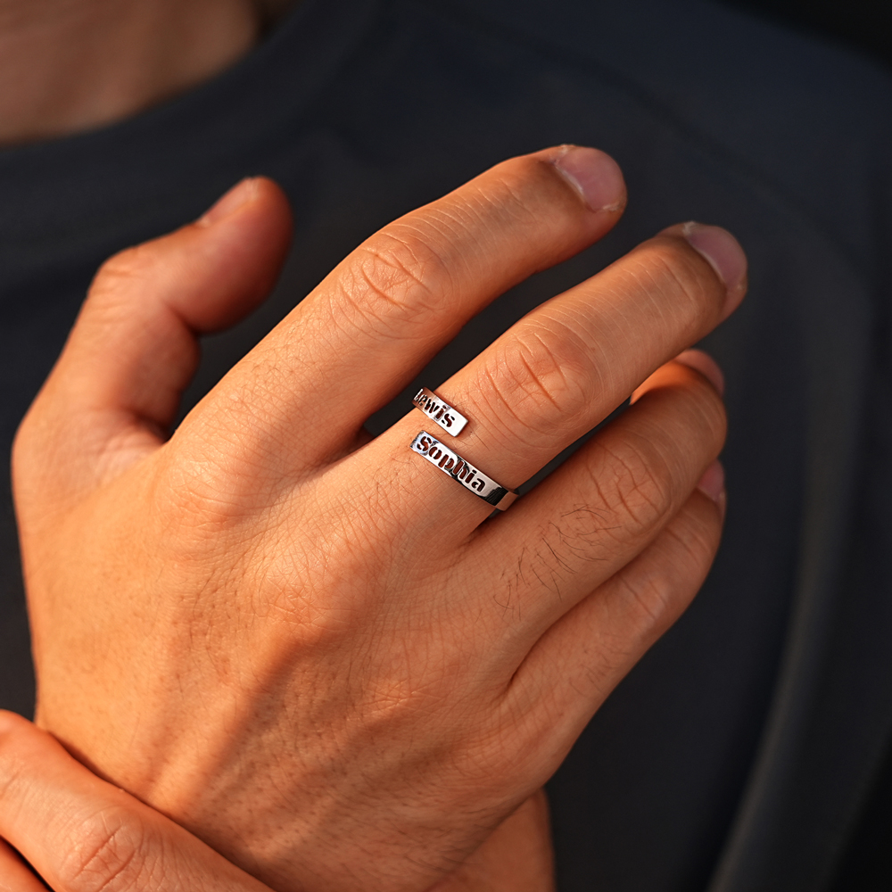 Anniversary Name Ring