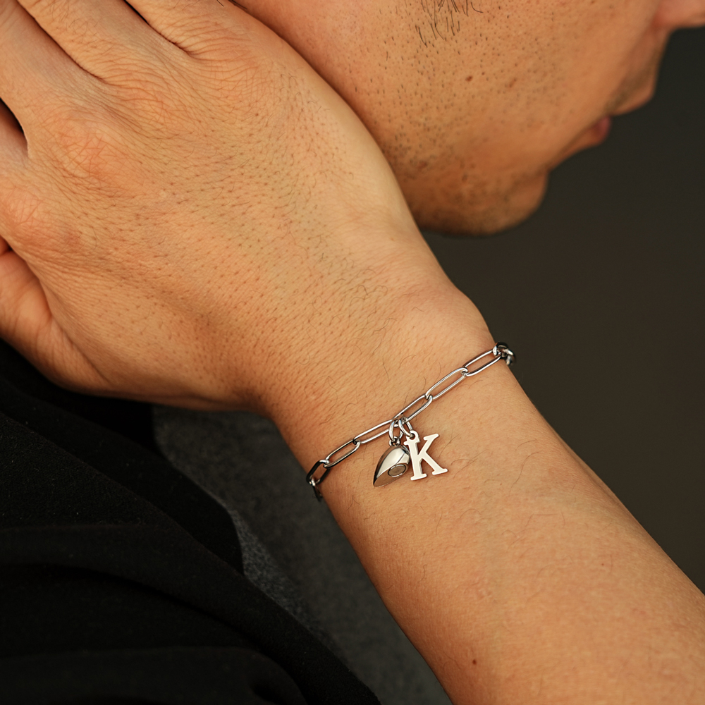 Couple Letter Magnetic Bracelet