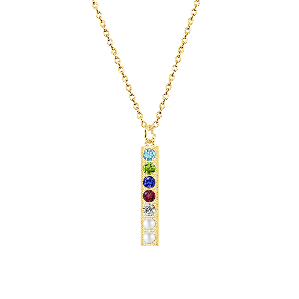 ✨ Personalized Birthstone & Pearl Bracelet/Necklace ✨