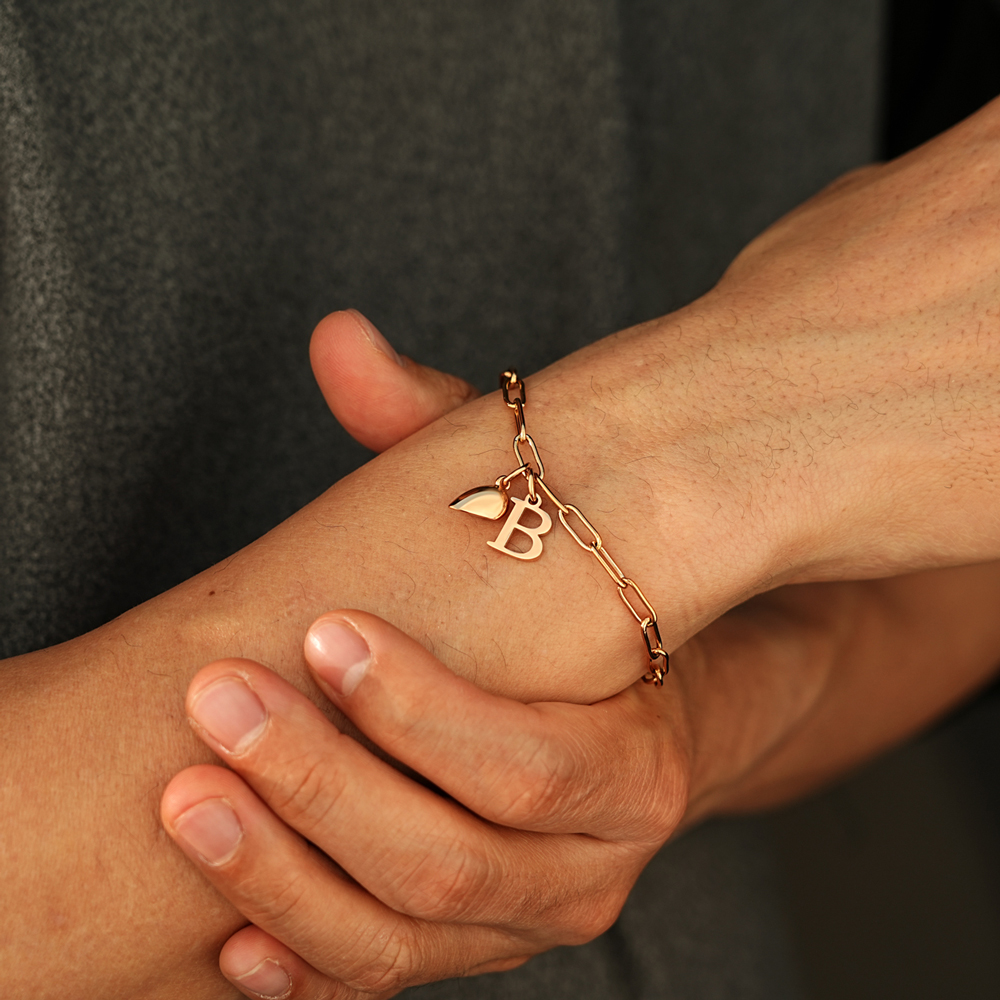 Couple Letter Magnetic Bracelet