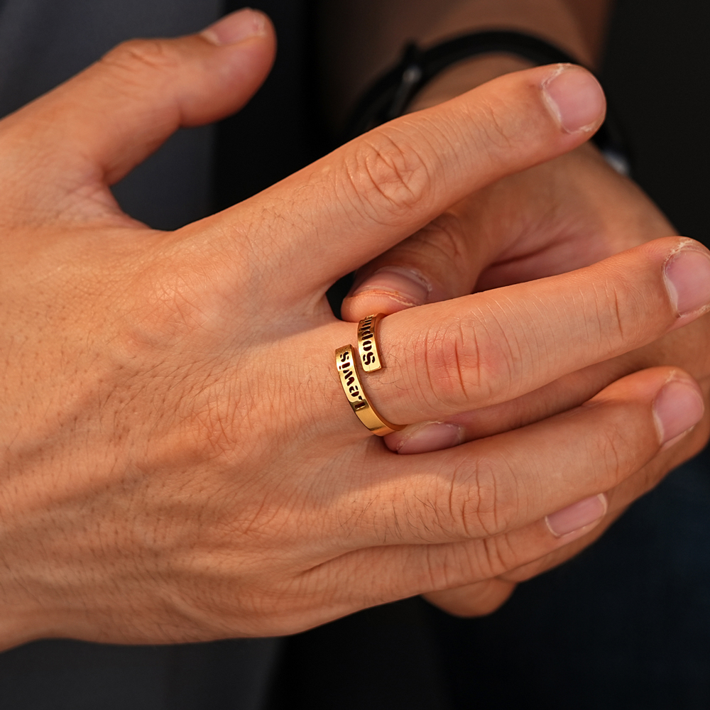 Anniversary Name Ring