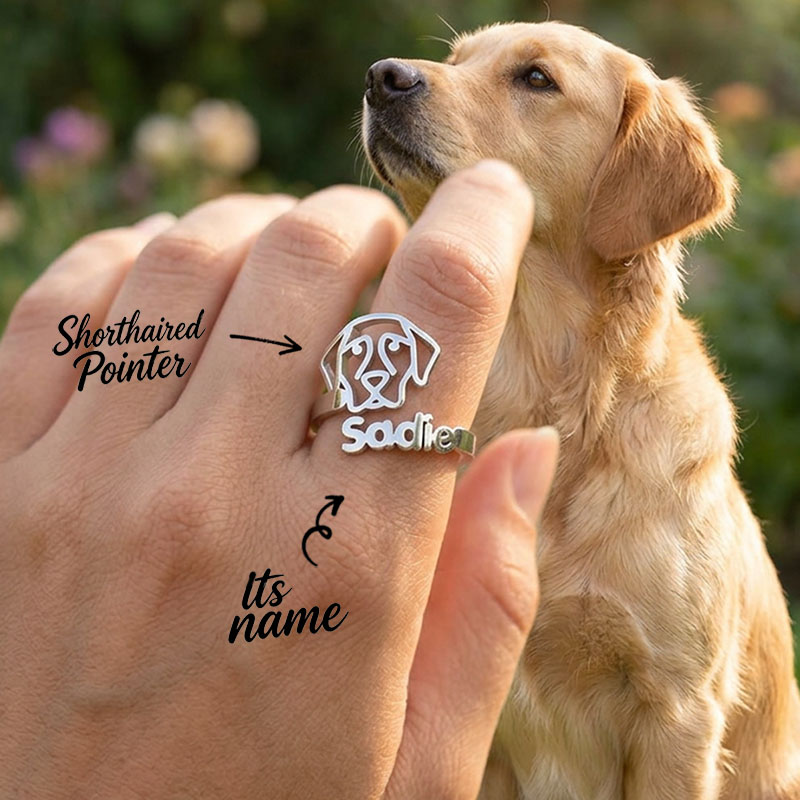 Pet dog name ring