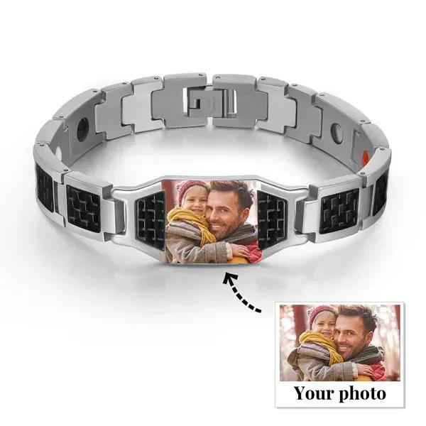 Father's Day🎁 Personalized Men Bracelet wtih Name Custom Stainless Steel Bracelet For Him
