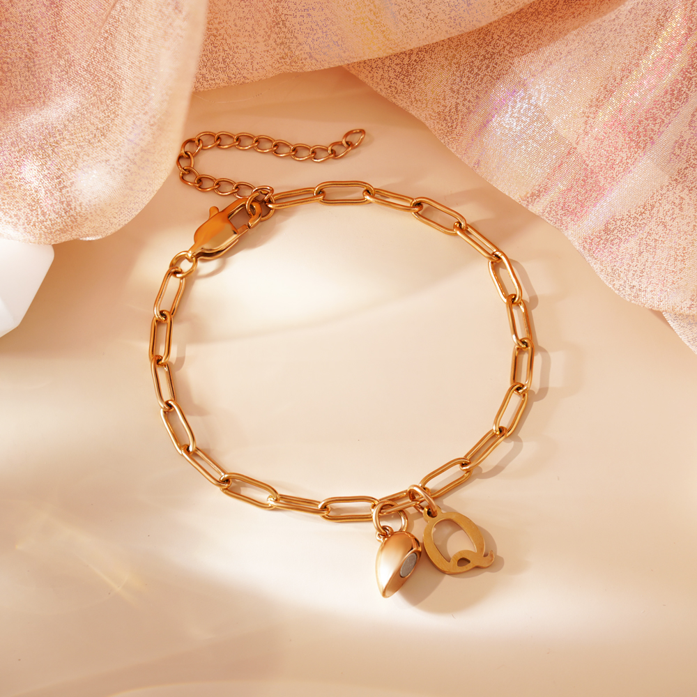 Couple Letter Magnetic Bracelet