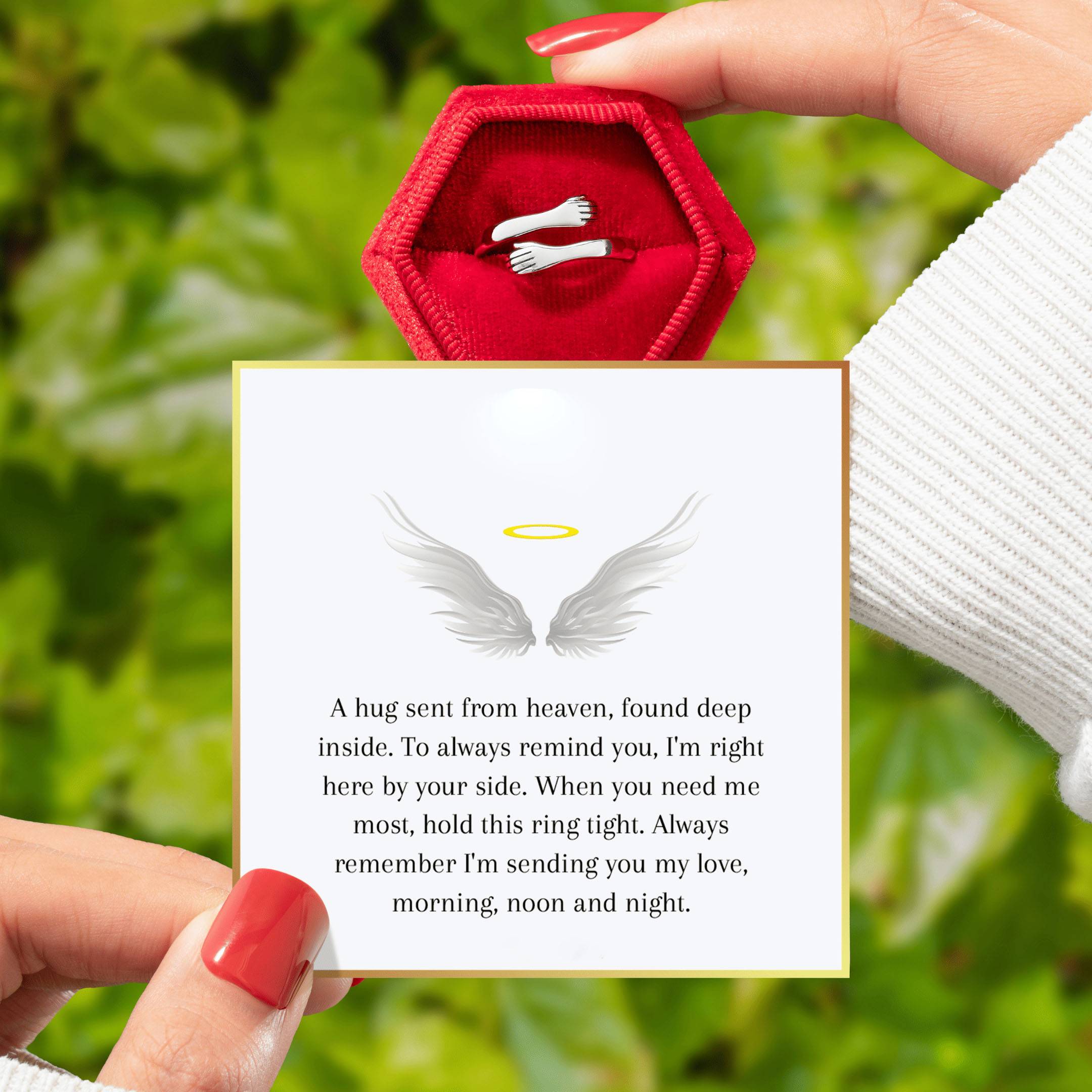 Hug Ring - Solid Gold