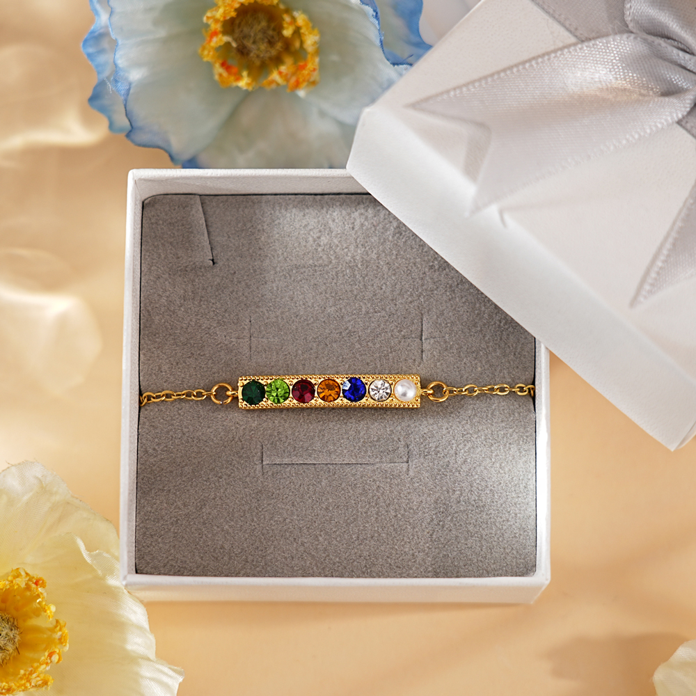 ✨ Personalized Birthstone & Pearl Bracelet/Necklace ✨