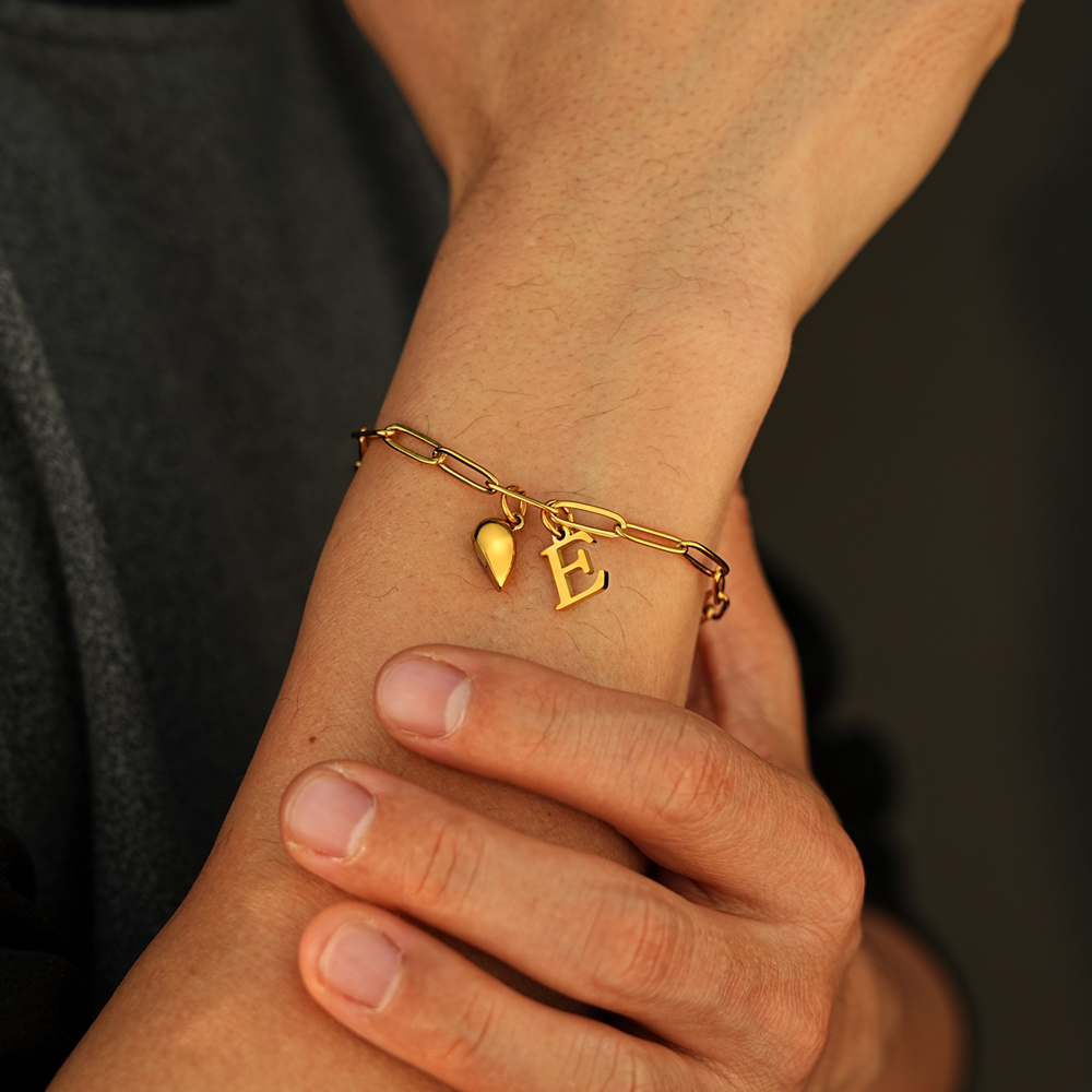 Couple Letter Magnetic Bracelet