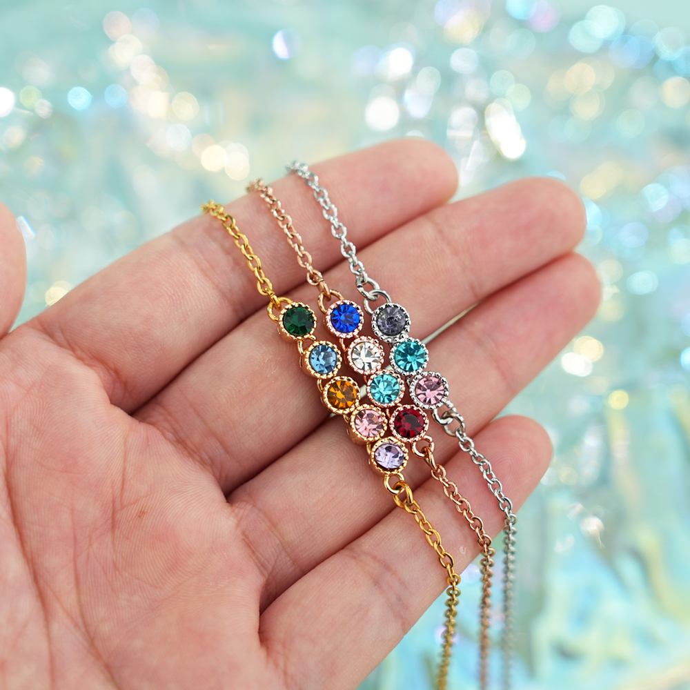Personalized Birthstone Bracelet