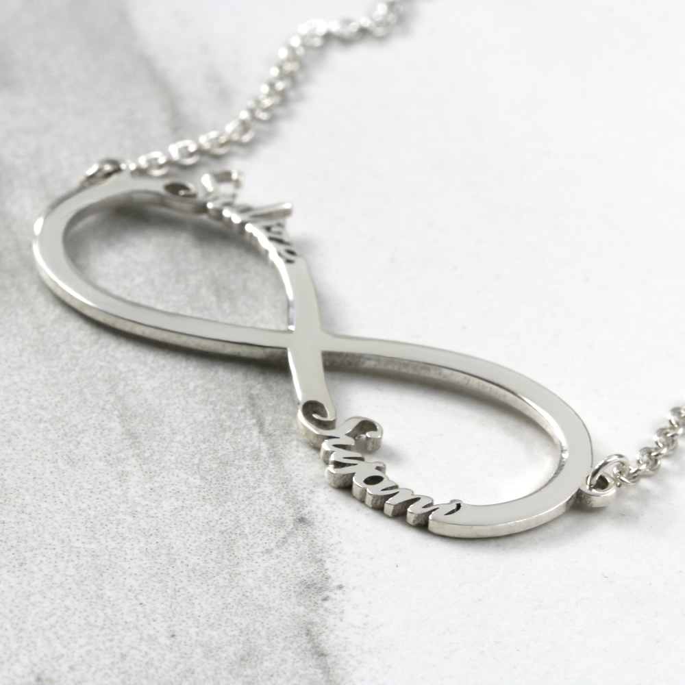 Mother's Day Gift, Infinity Love Name Necklace