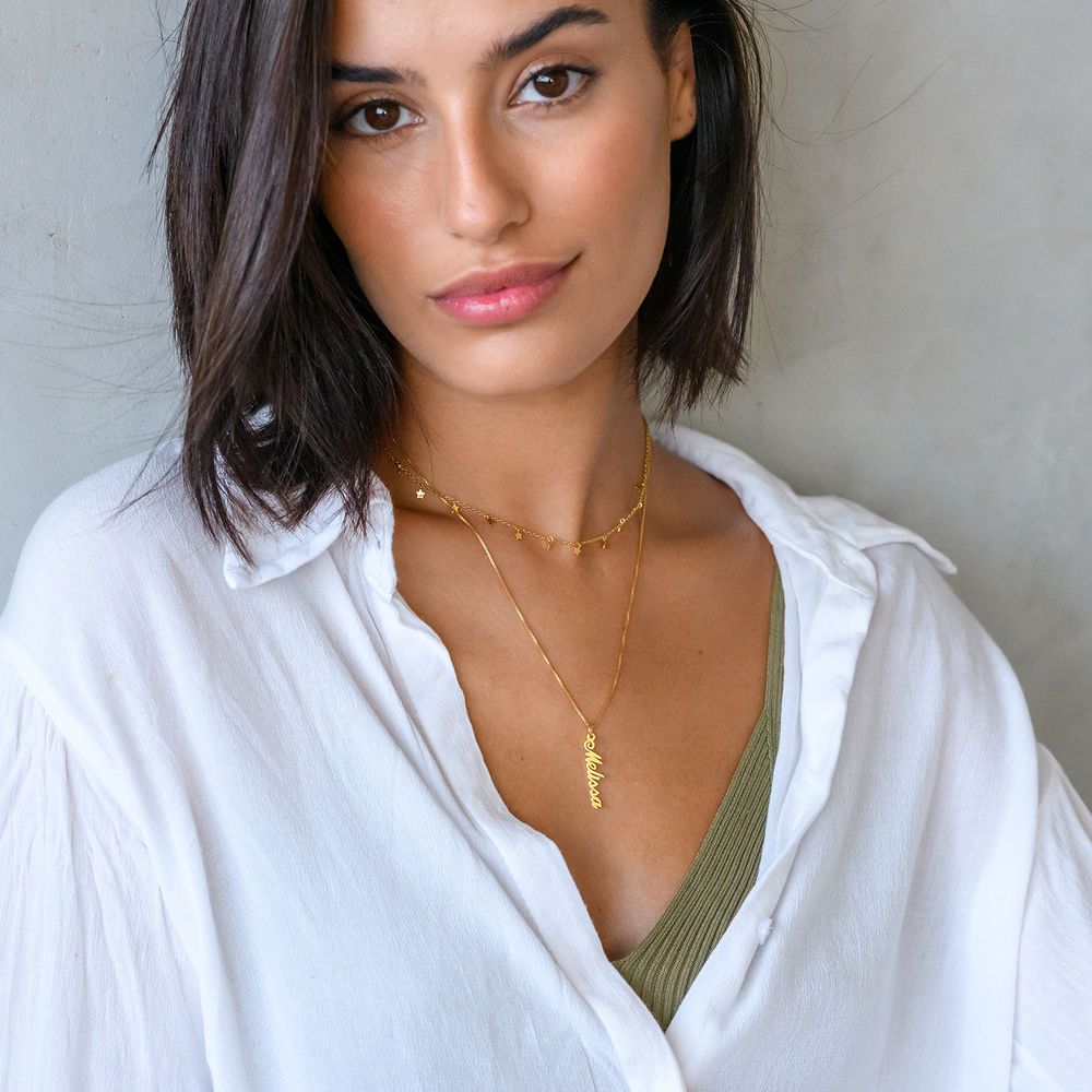 Personalized Vertical Name Necklace