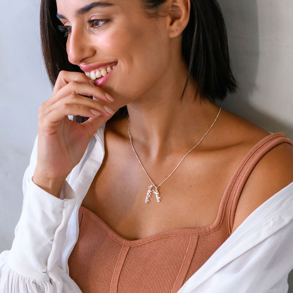 Personalized Vertical Name Necklace