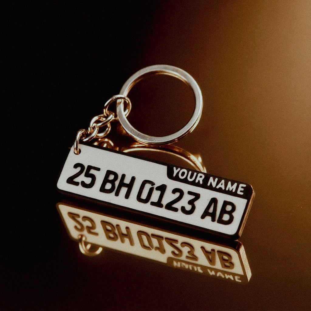 Number Plate Keychain