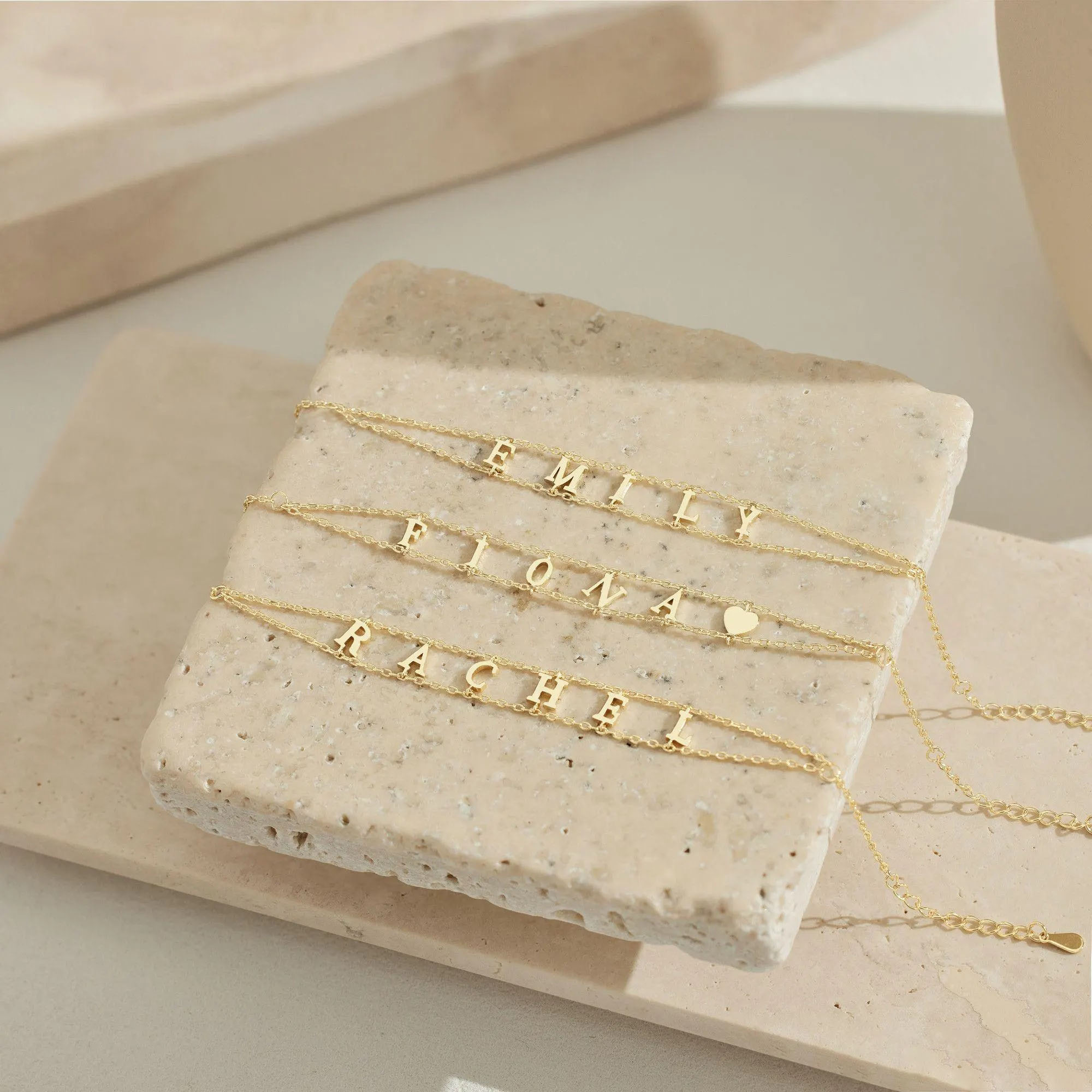 Custom Double Chain Name Bracelet