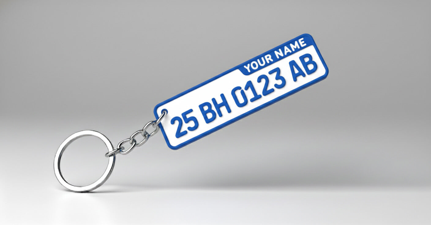 Number Plate Keychain