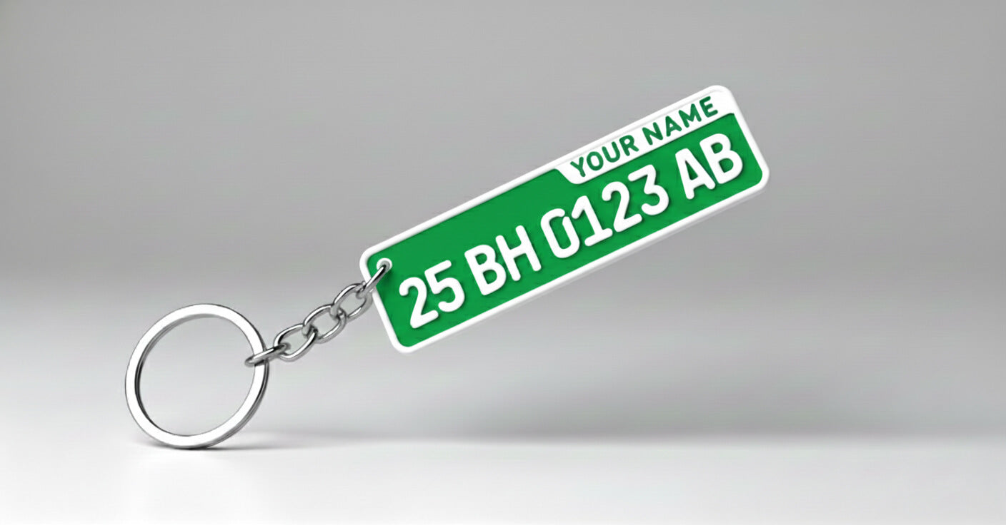 Number Plate Keychain