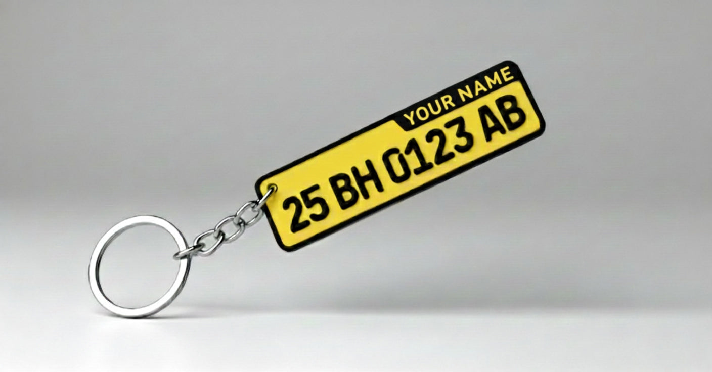 Number Plate Keychain