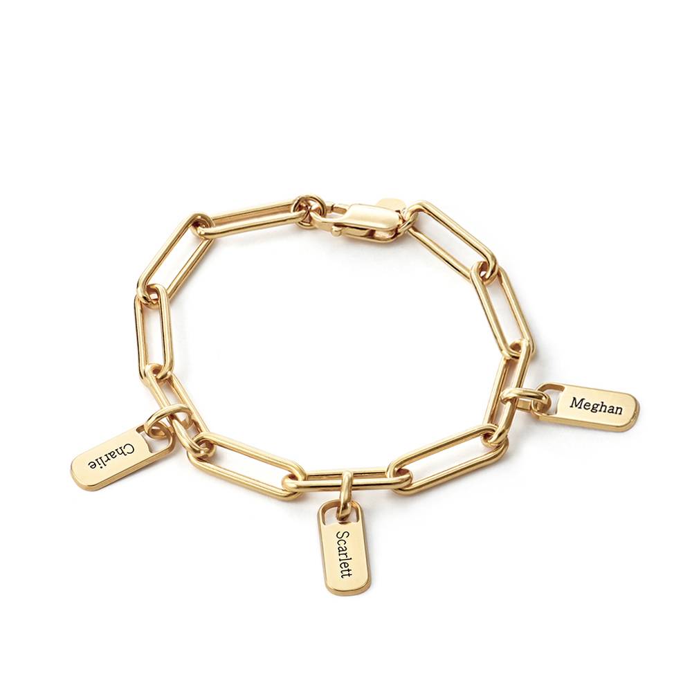 Rory Chain Link Bracelet with Custom Charms