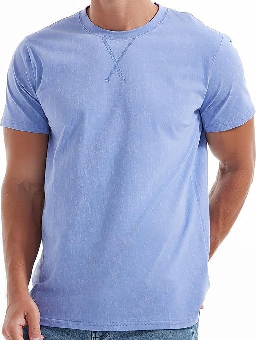 KLIEGOU Men's T-Shirts - Premium Cotton Crew Neck Tees S