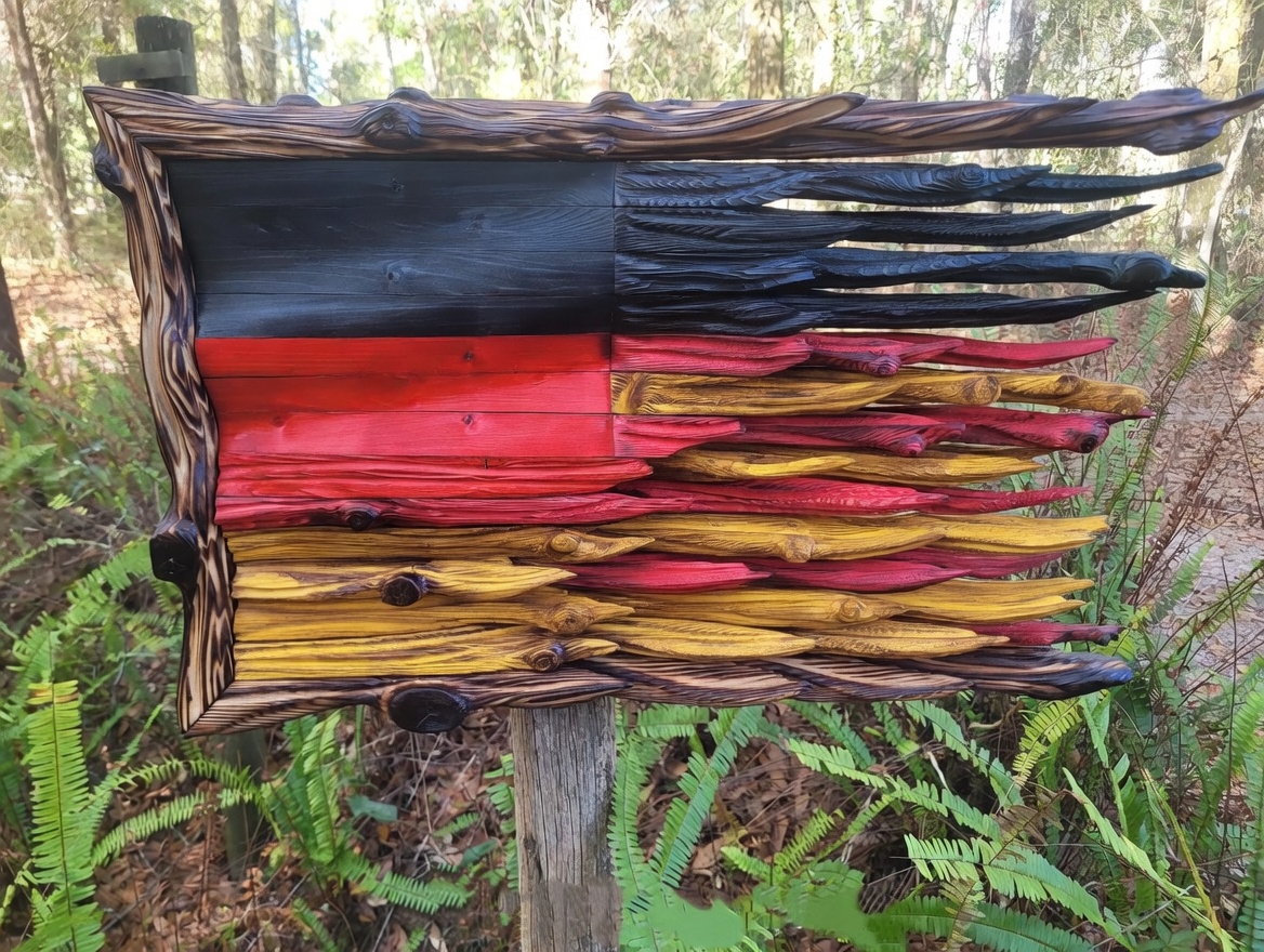 🔥Last Day 49% OFF -Handmade Wooden BATTLE FLAG