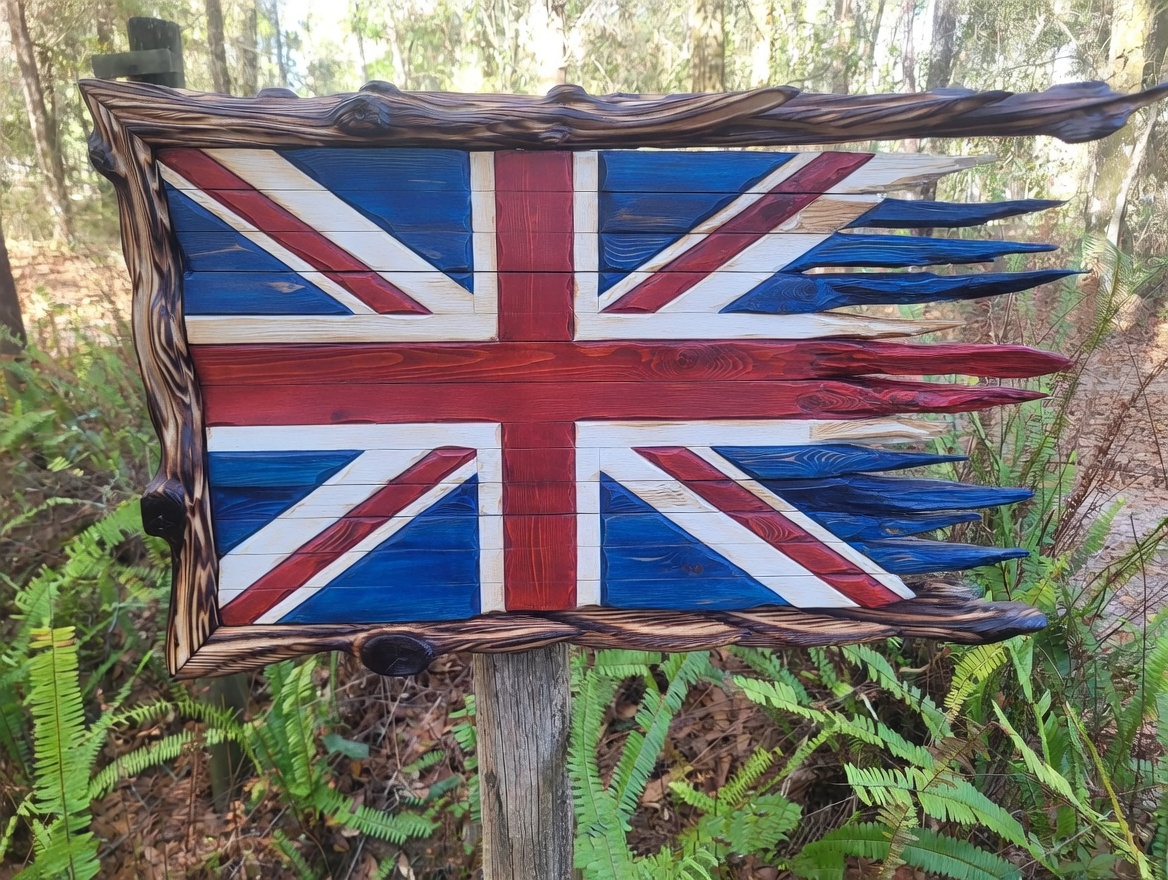 🔥Last Day 49% OFF -Handmade Wooden BATTLE FLAG