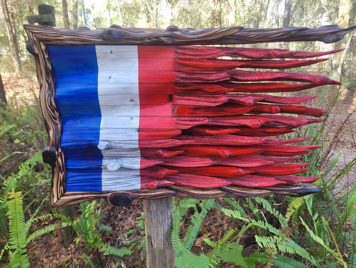 🔥Last Day 49% OFF -Handmade Wooden BATTLE FLAG