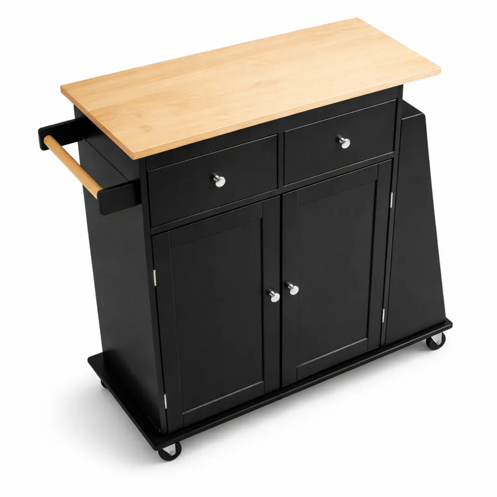 Îlot de cuisine avec étagères et espace de rangement