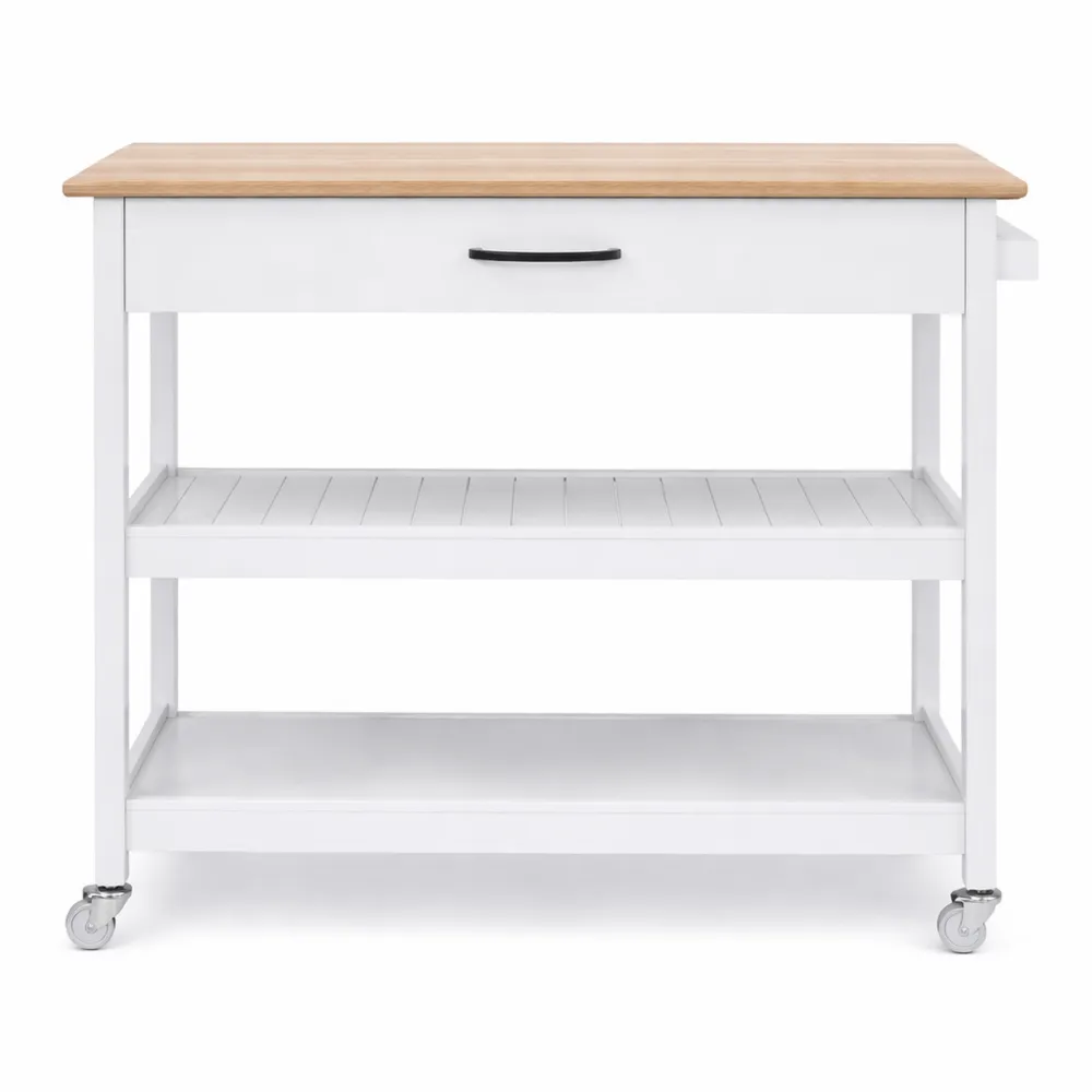 île de Cuisine à Roulettes avec Frein et Rangement