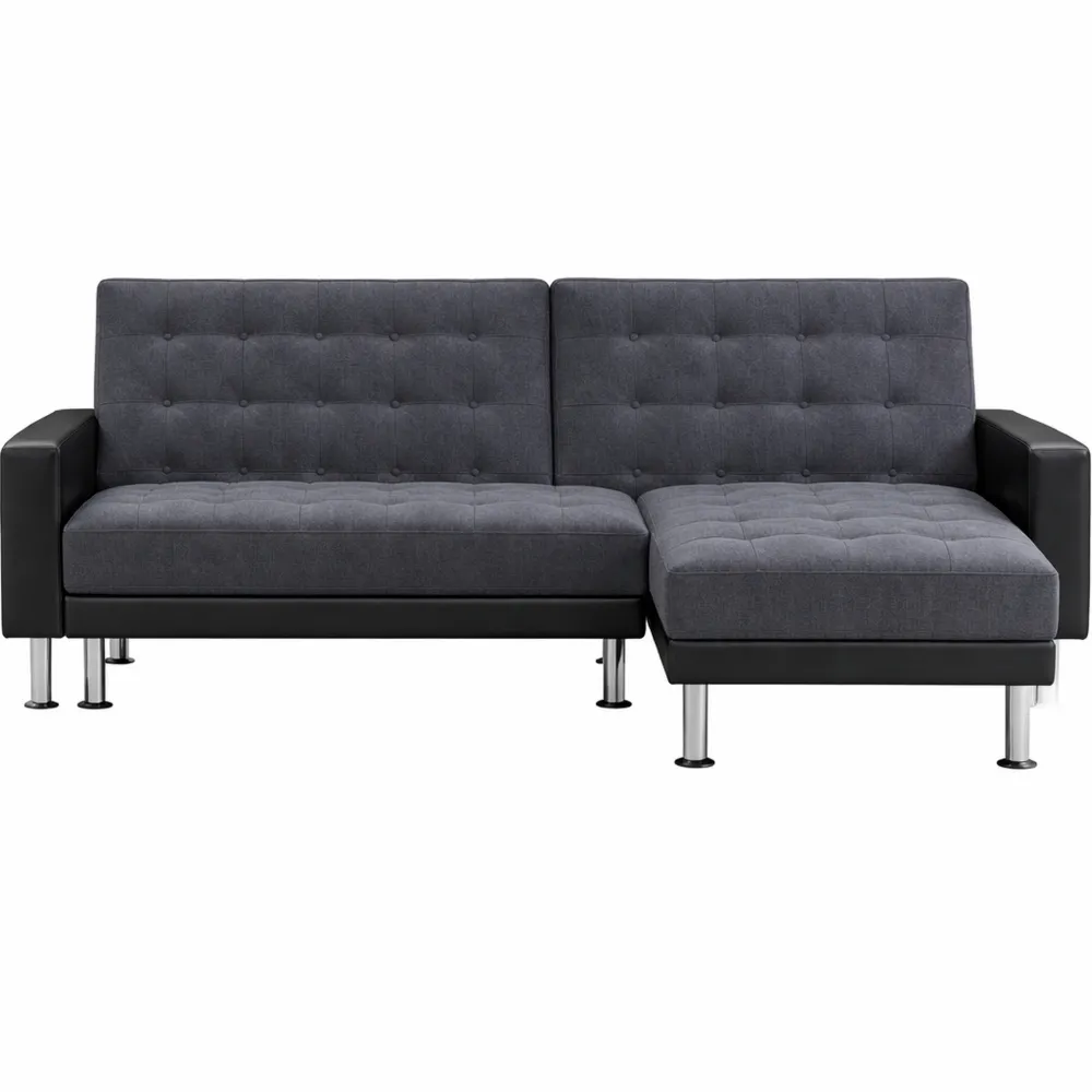 Canapé d'angle convertible réversible 4 places moderne