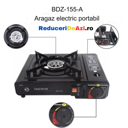 Aragaz Camping, Portabil ,Voiaj, Gaz Butan, Dubla Alimentare Aprindere Automata