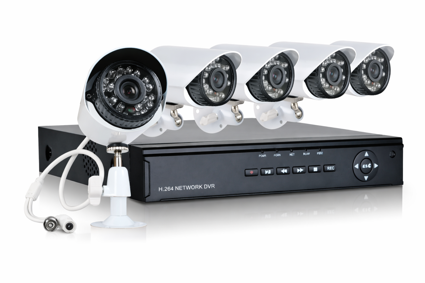 Sistem de supraveghere FULL HD KIT DVR, cu 4 camere