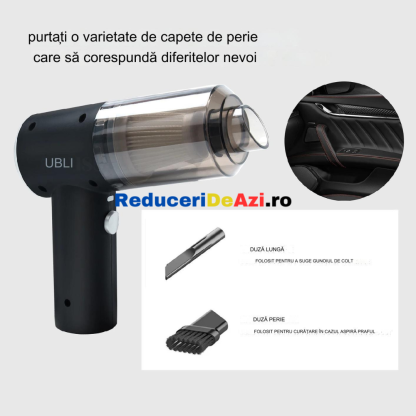 Mini aspirator portabil 3-în-1 de mare putere