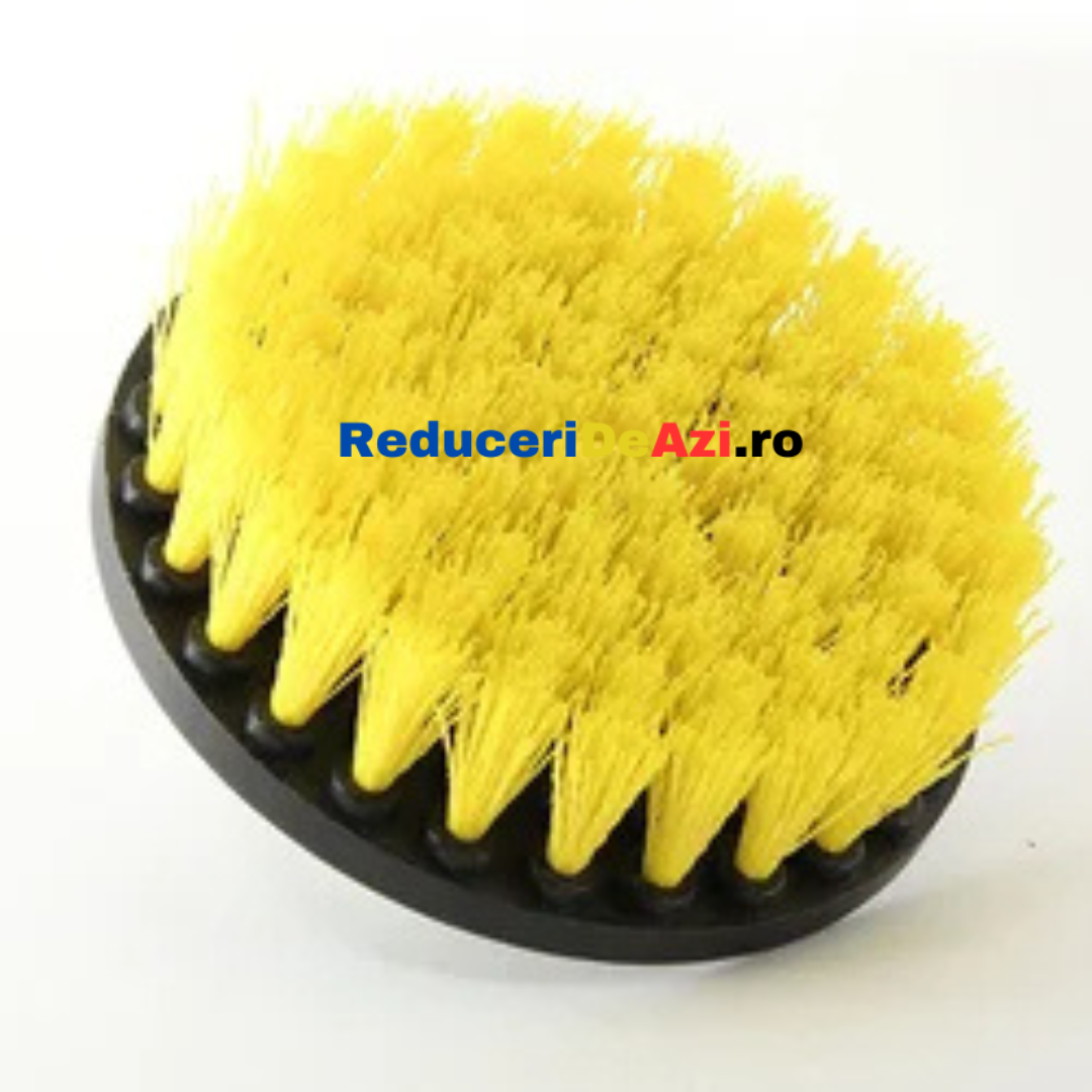 Set 3 perii de curatare cu adaptor pentru bormasina sau autofiletanta