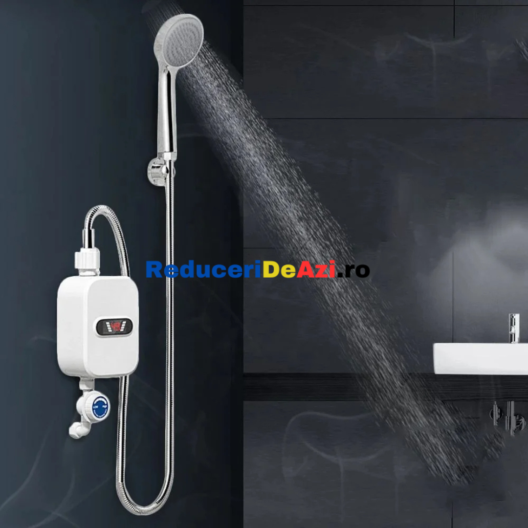 Boiler electric instant pentru apa calda, cu afisaj digital, 3500W
