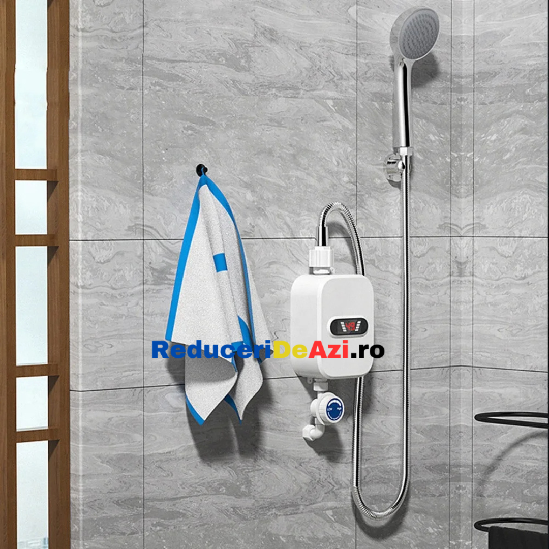 Boiler electric instant pentru apa calda, cu afisaj digital, 3500W