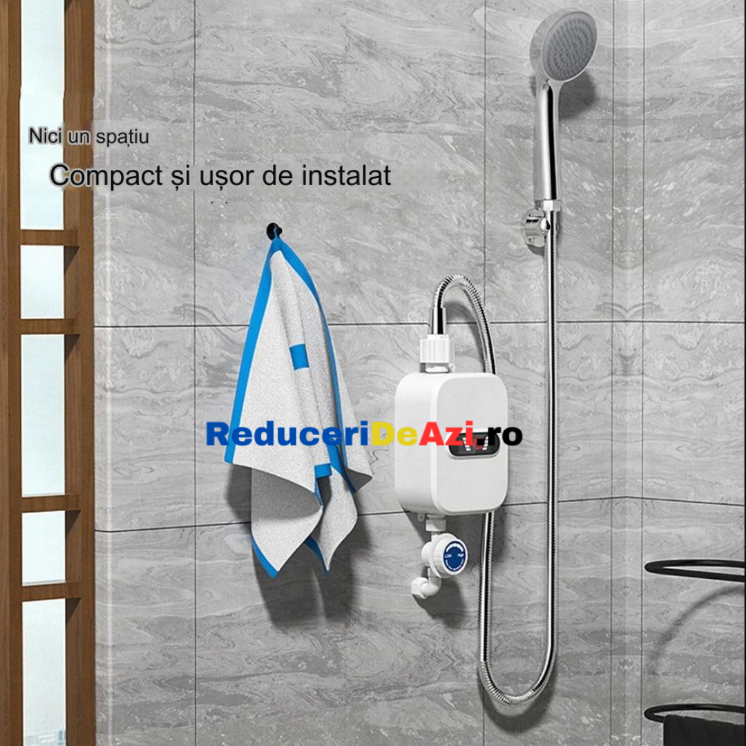 Boiler electric instant pentru apa calda, cu afisaj digital, 3500W