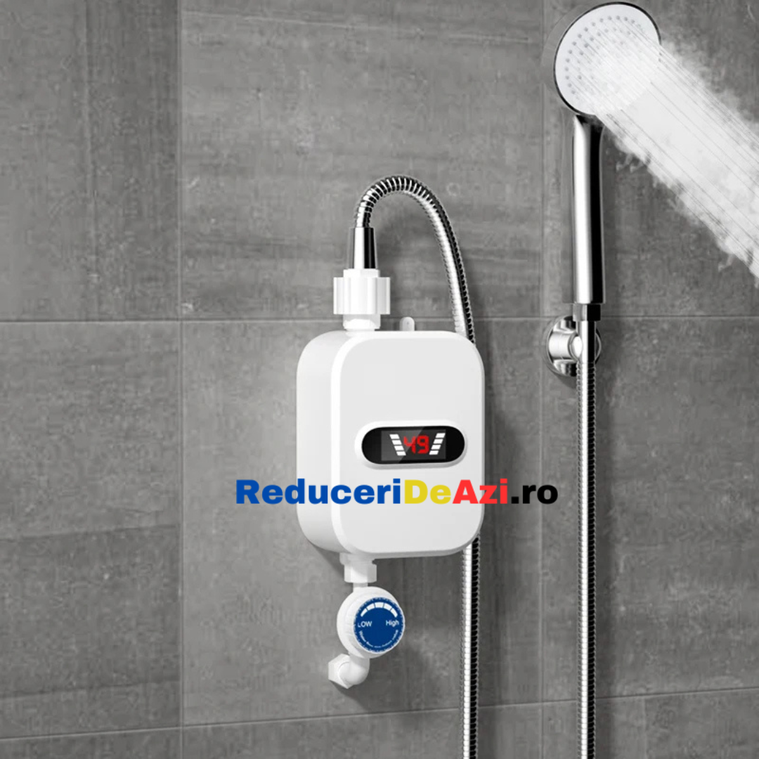 Boiler electric instant pentru apa calda, cu afisaj digital, 3500W
