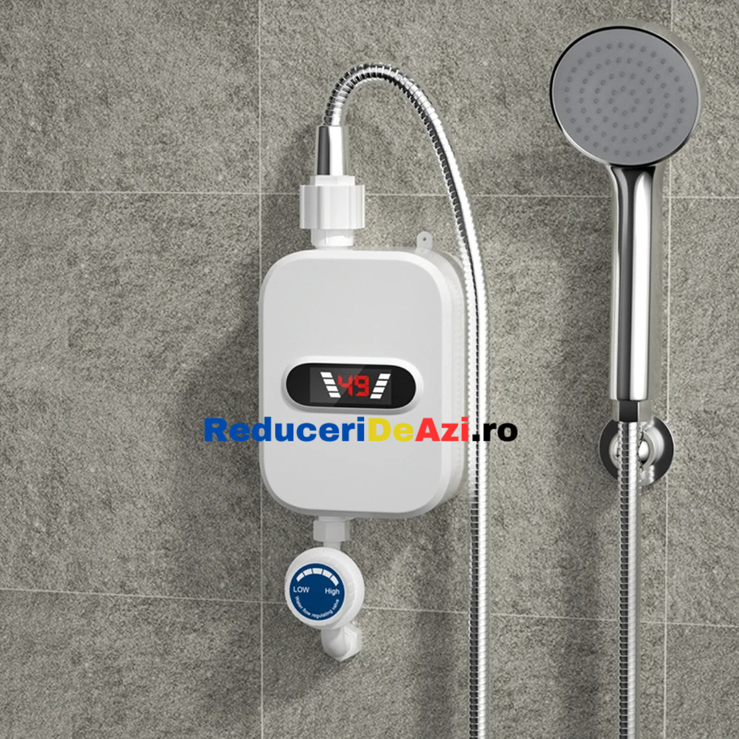 Boiler electric instant pentru apa calda, cu afisaj digital, 3500W