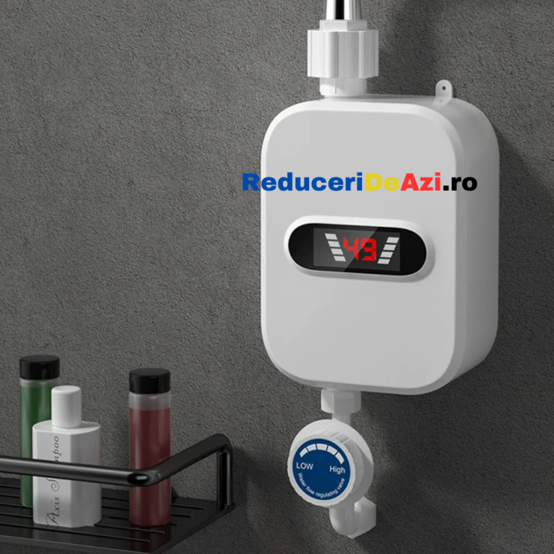 Boiler electric instant pentru apa calda, cu afisaj digital, 3500W