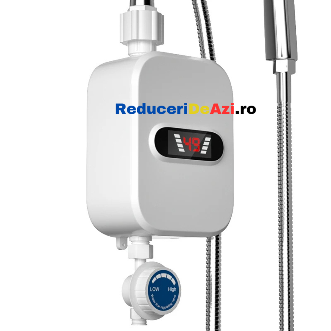 Boiler electric instant pentru apa calda, cu afisaj digital, 3500W