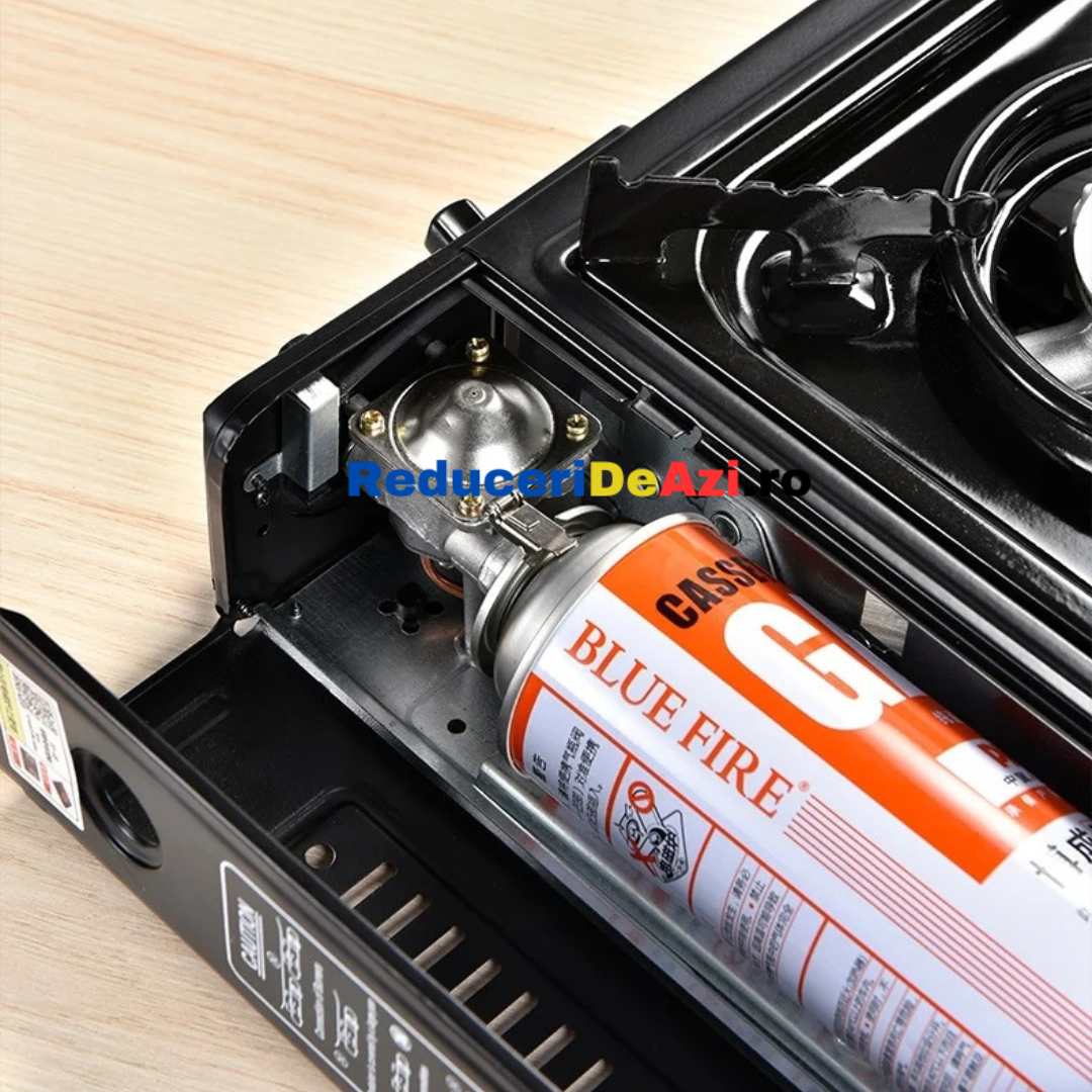 Aragaz Camping, Portabil ,Voiaj, Gaz Butan, Dubla Alimentare Aprindere Automata