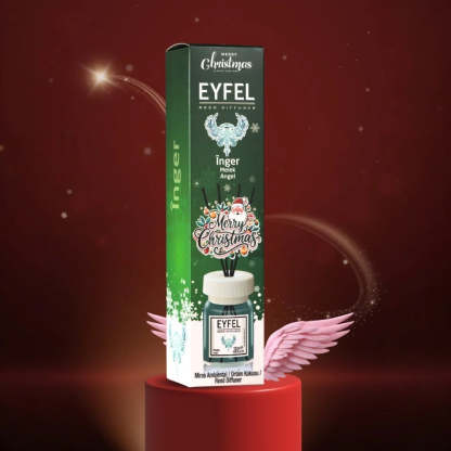 Set 6x bucati Odorizant de camera Eyfel Christmas, Mango, Angel, Orange, Mint & Pine, Apple Pie, Cinnamon & Clove