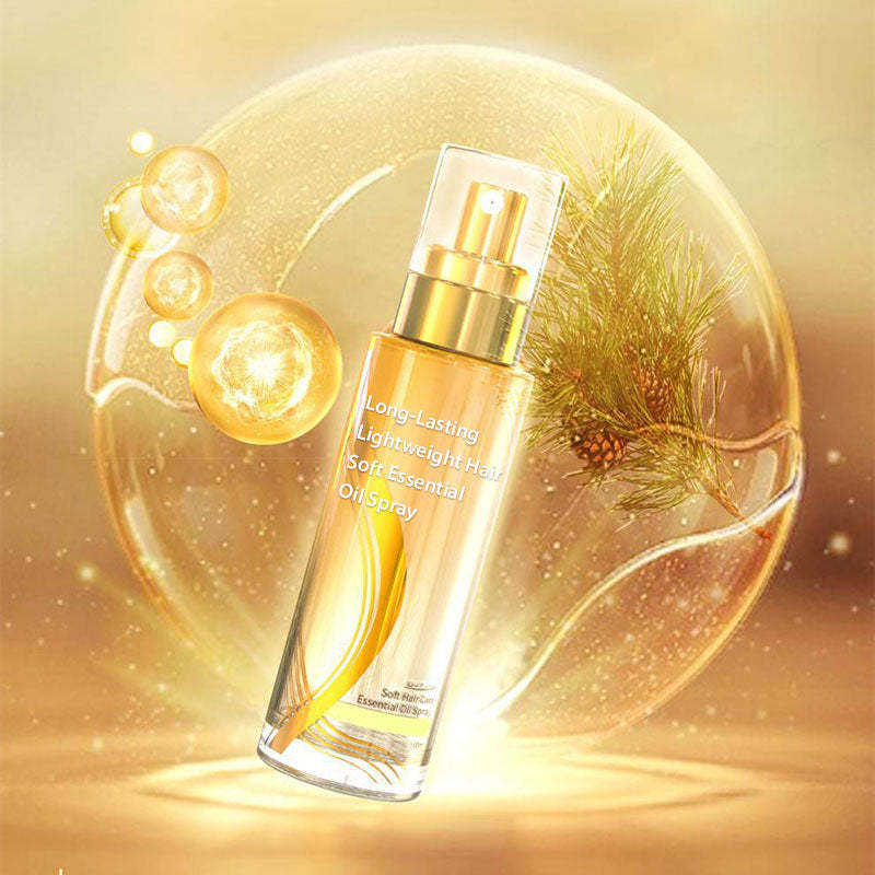 ✨ Cadou pentru îngrijirea părului 💞 Spray de ulei pentru păr ușor și neted de lungă durată